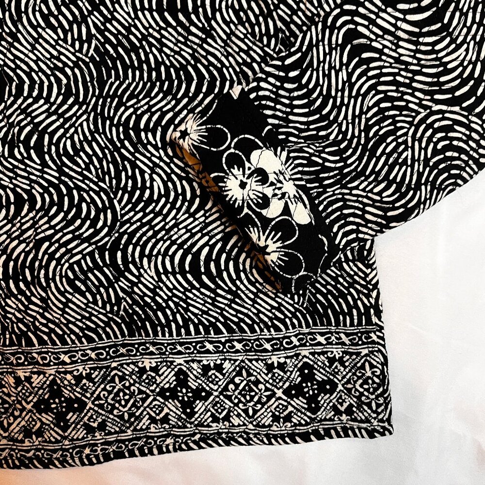 Reversible Floral Quilted Jacket Patchwork Casual… - image 8